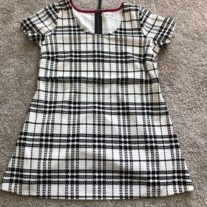 Motherhood Maternity Black/White Short Sleeve Top